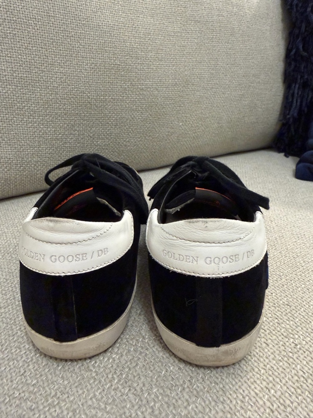 Golden Goose Superstar Black Suede Sneakers - Picture 7 of 10